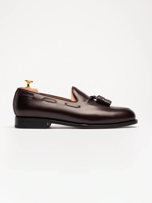 The Tassel Loafer - Burgundy Calf