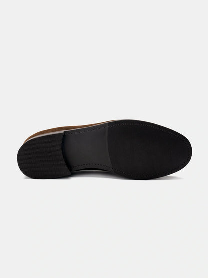 The Penny Loafer - Medium Brown Suede