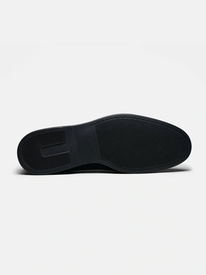 The Belgian Loafer - Black Deerskin