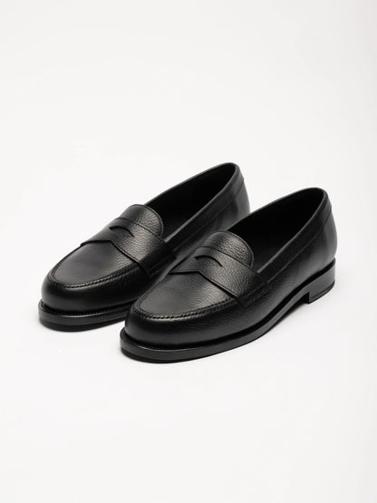The Ivy Loafer - Black Grain