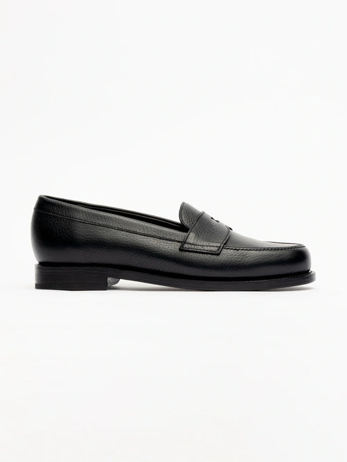 The Ivy Loafer - Black Grain