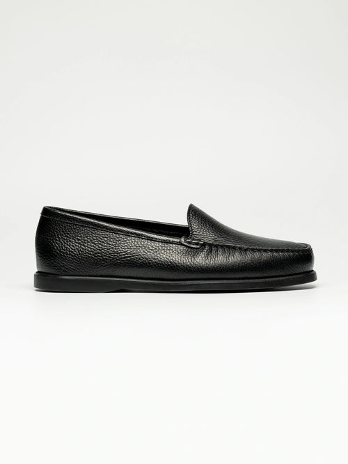 The Venetian Loafer - Black Grain