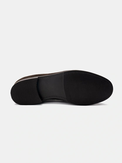 The Tassel Loafer - Brown Suede
