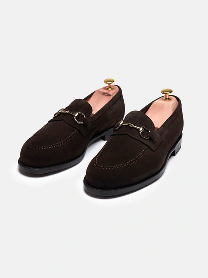 The Horsebit Loafer - Brown Suede